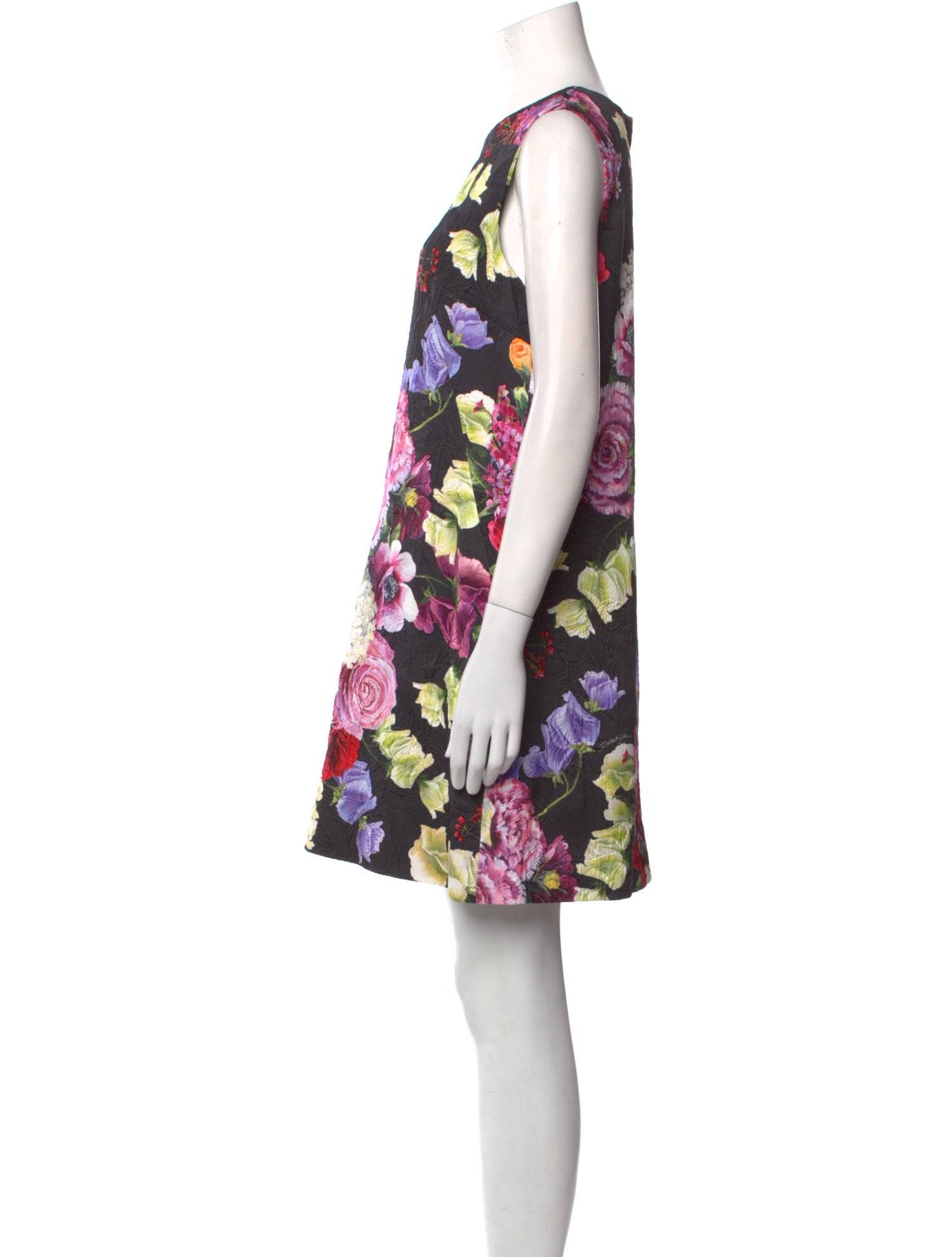 Dolce & Gabbana Floral Print Mini Dress